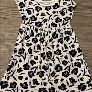 Old Navy Kids Dress - Black and White Floral